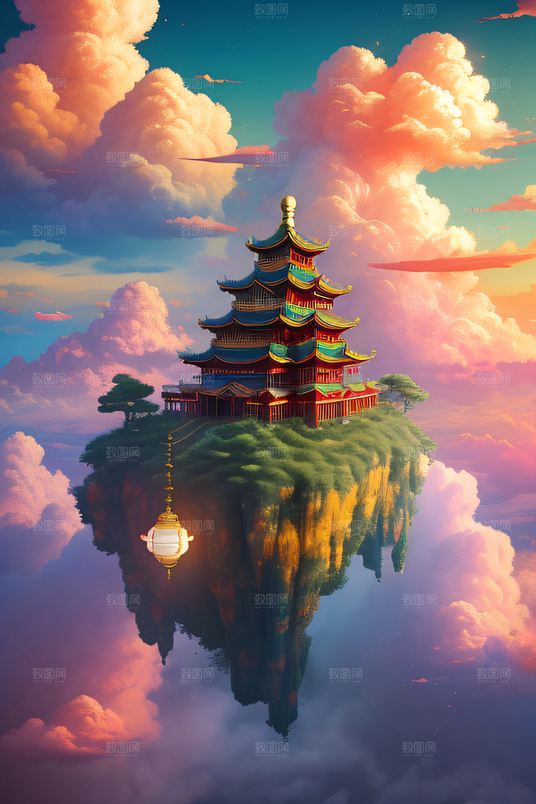 梦幻仙境中国神话的壮丽画卷