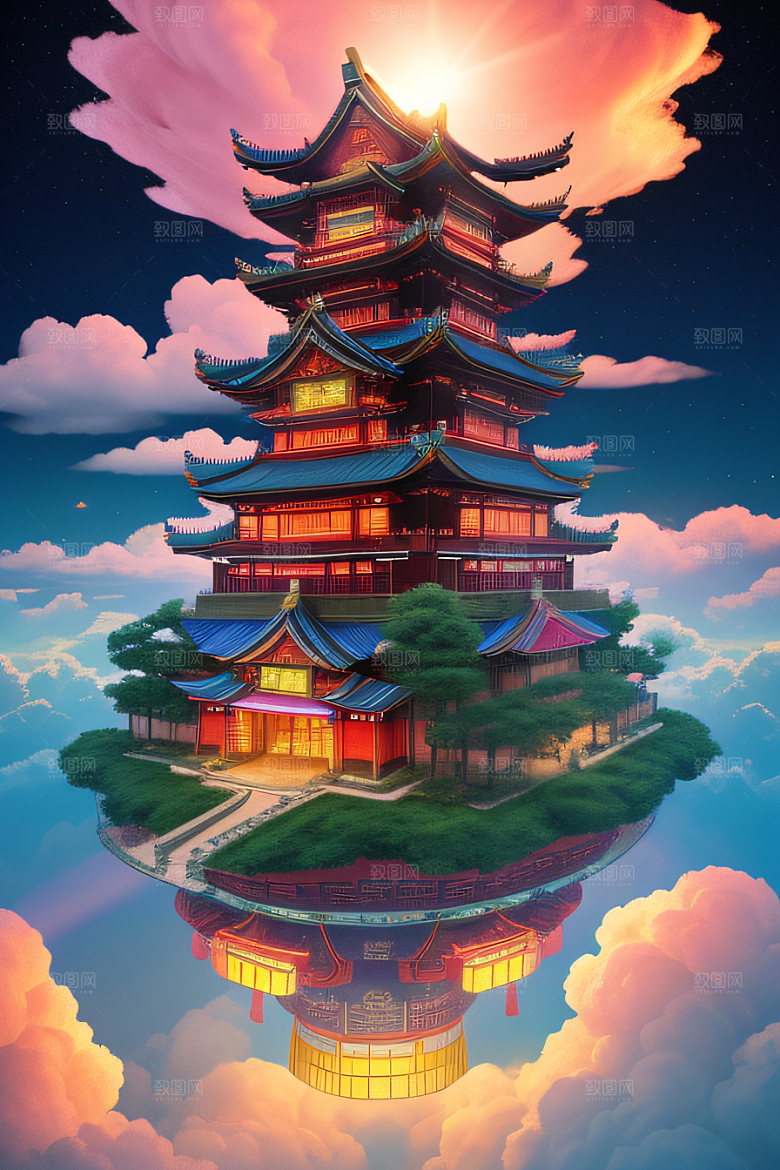 梦幻仙境中国神话的壮丽画卷