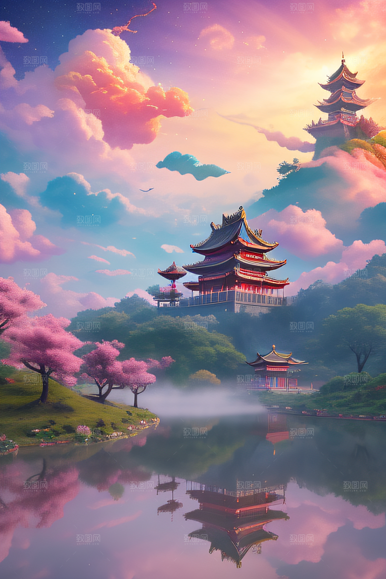 梦幻仙境中国神话的壮丽画卷