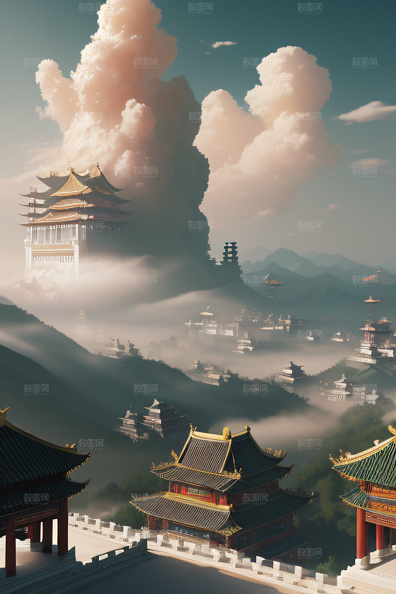 奇幻史诗超写实的中国仙境之旅