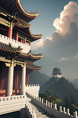 眩目瑰丽华美细节的中国宫殿艺术