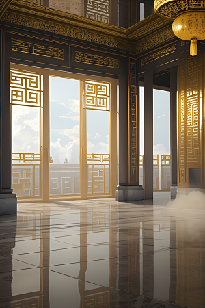 眩目瑰丽华美细节的中国宫殿艺术