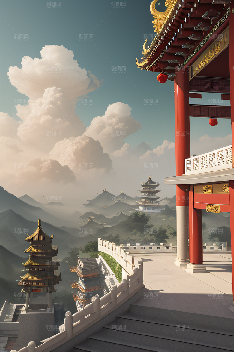 眩目瑰丽华美细节的中国宫殿艺术