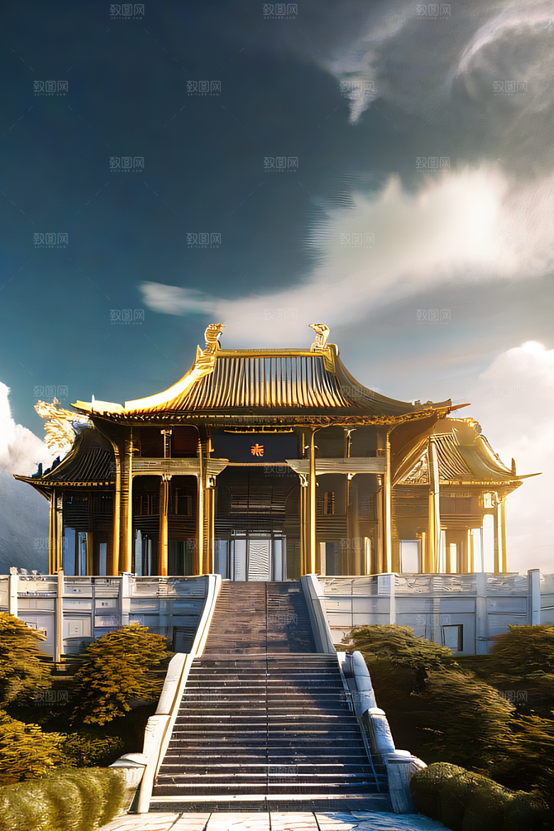 空灵之境令人叹为观止的中国宫殿