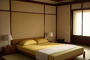 卧室设计简约与自然的和谐空间