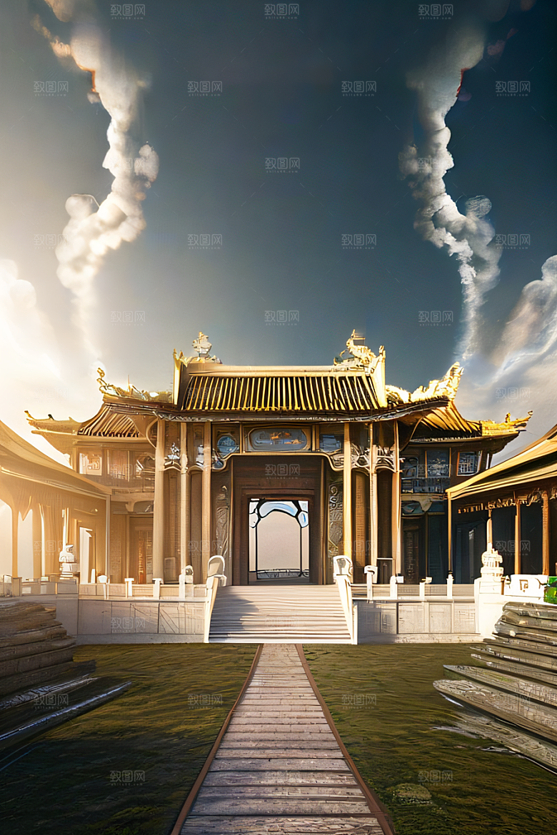 空灵之境令人叹为观止的中国宫殿