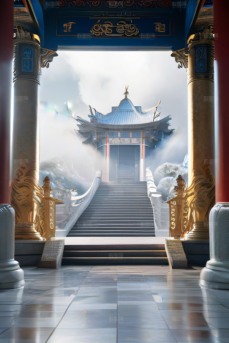 精细之美细腻描绘的中国宫殿景观