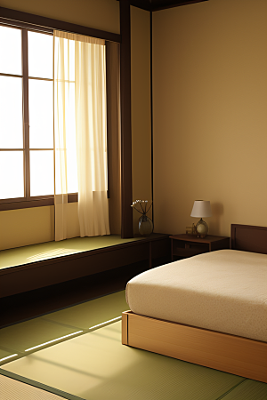 卧室设计体验宁静与温暖的和风生活