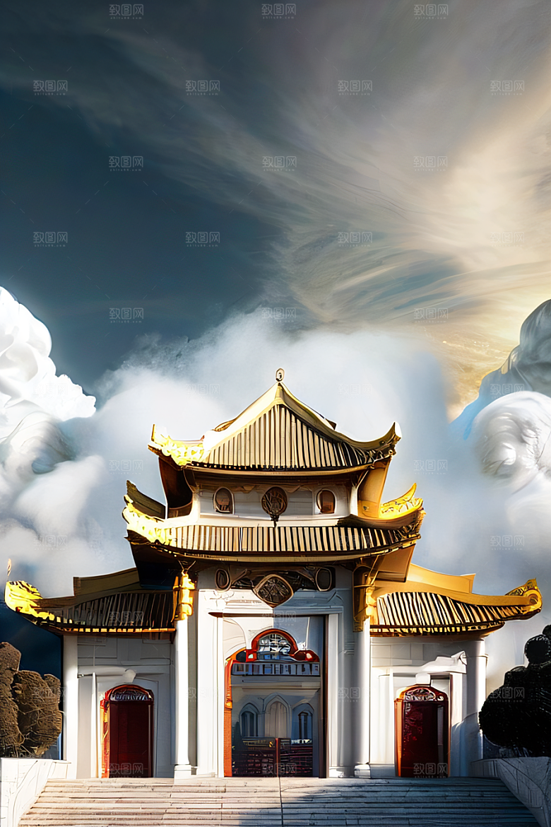 精细之美细腻描绘的中国宫殿景观