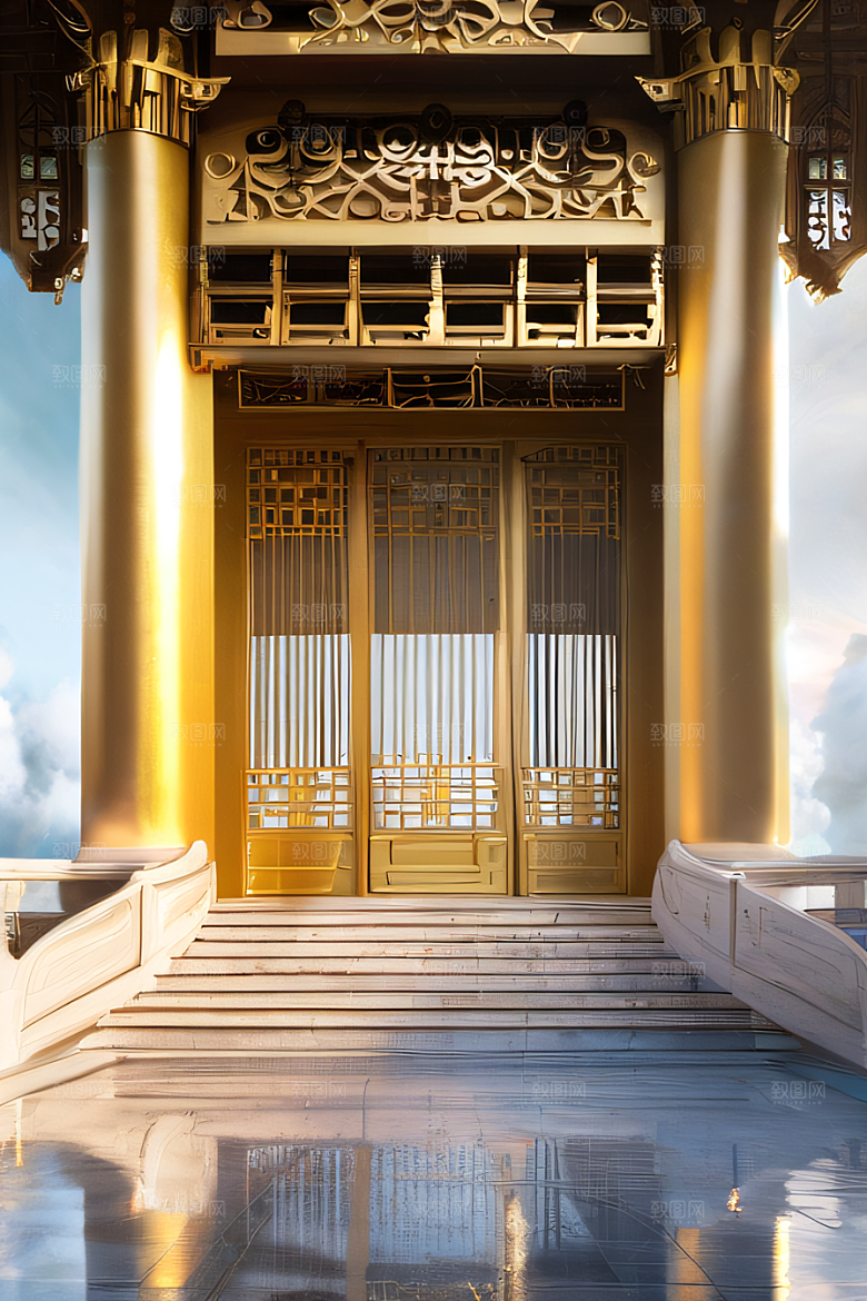 精细之美细腻描绘的中国宫殿景观