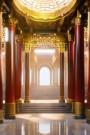 精细之美细腻描绘的中国宫殿景观