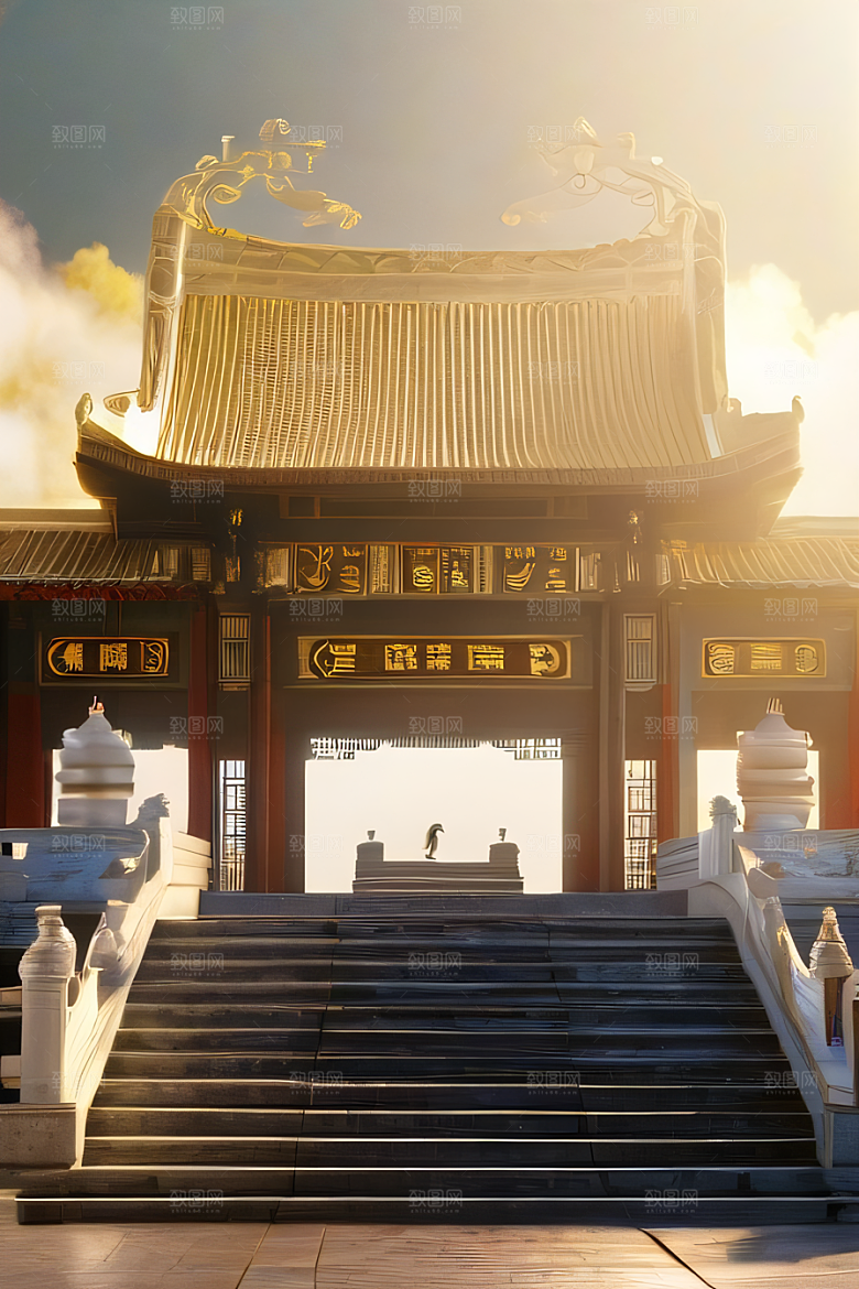 精细之美细腻描绘的中国宫殿景观