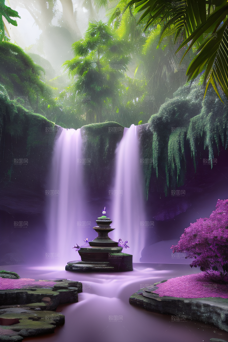 智能美丽华丽的紫水晶宫