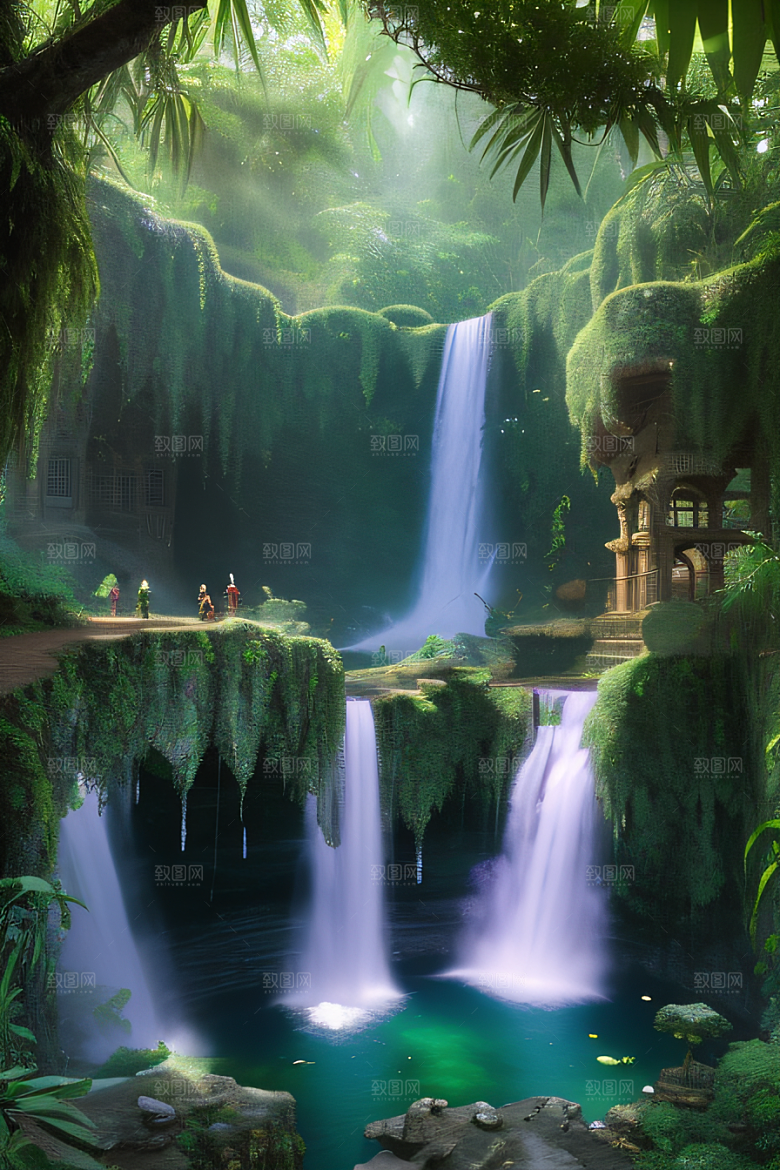智能美丽华丽的紫水晶宫