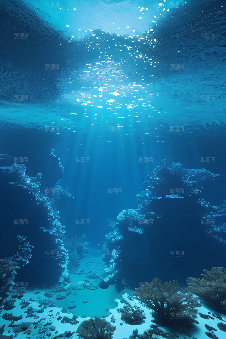 蓝色湖泊的建筑奇观一场视觉盛宴
