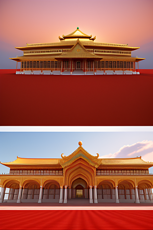 红海上的巨型玫瑰宫殿