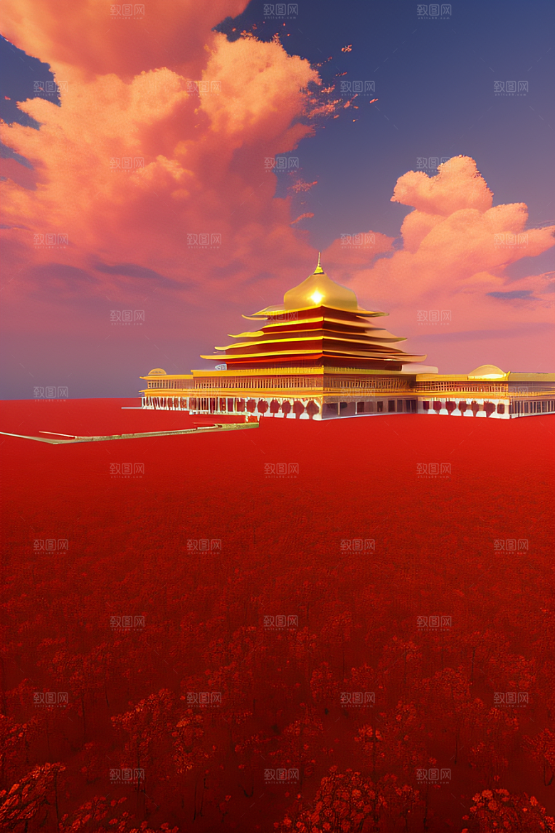 红海上的巨型玫瑰宫殿