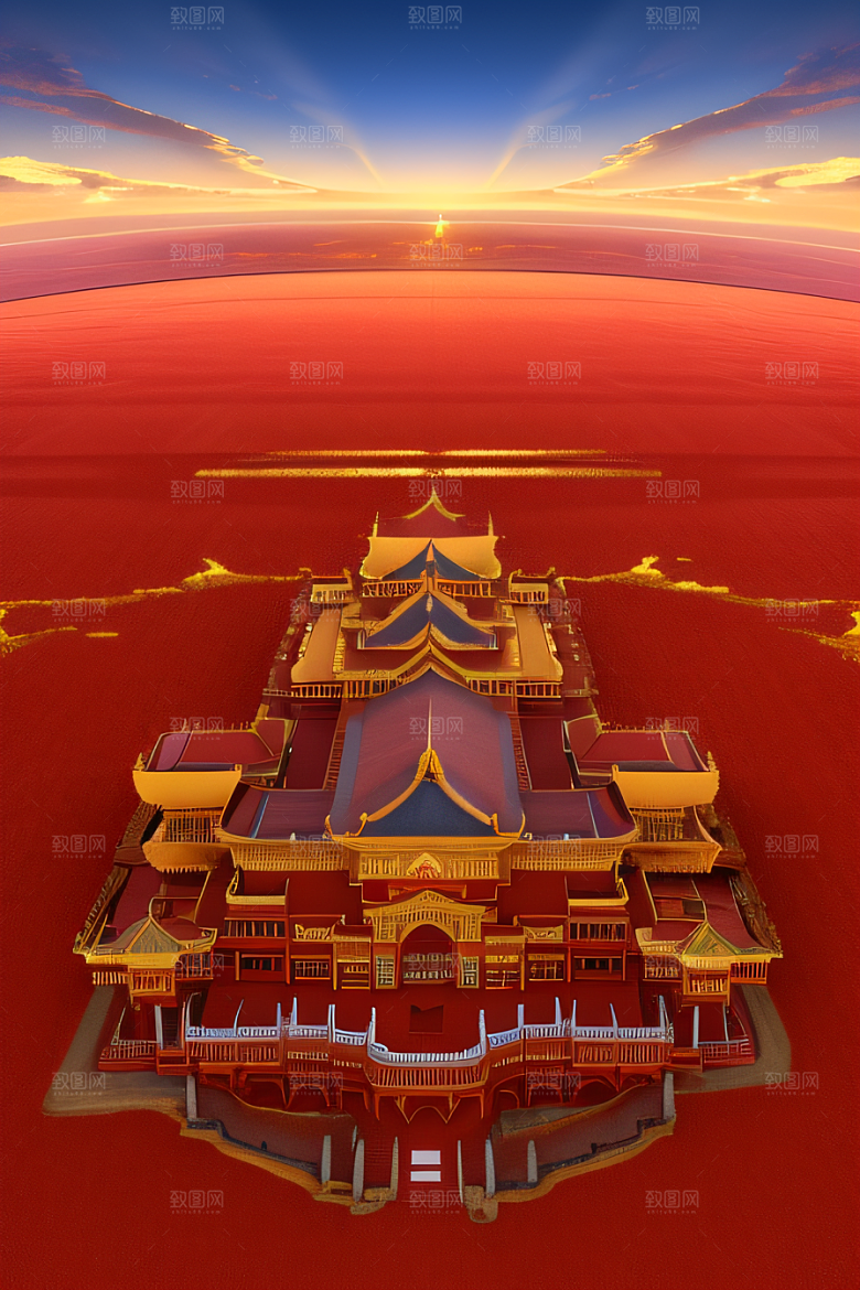 飘逸祥云下的玫瑰宫殿