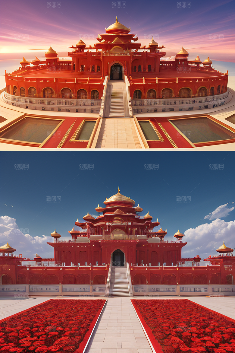 清晰度展现的玫瑰宫殿之美