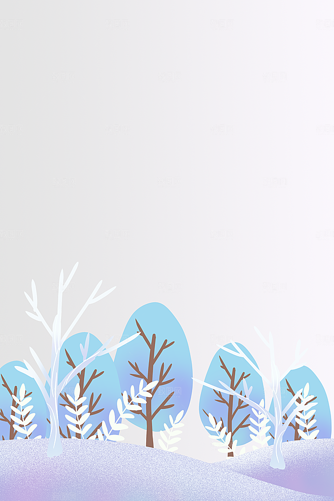二十四节气节日背景插画海报