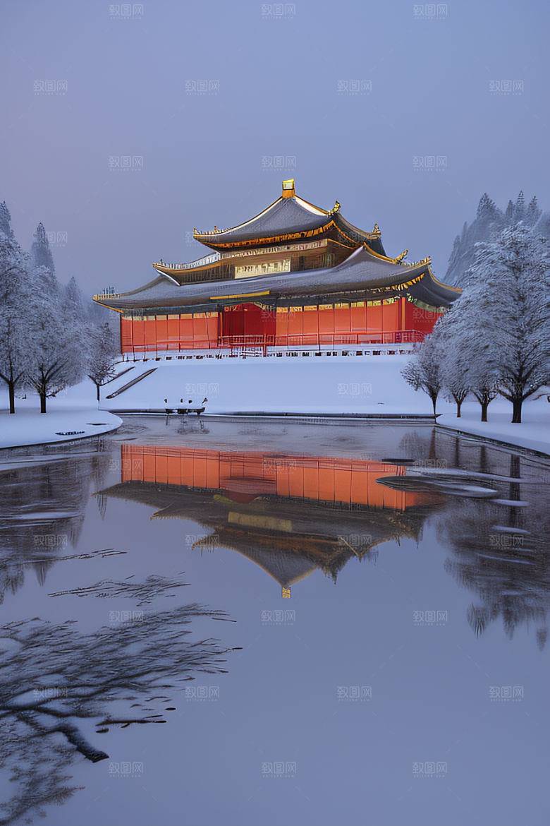 梦幻金殿雪夜细腻8K