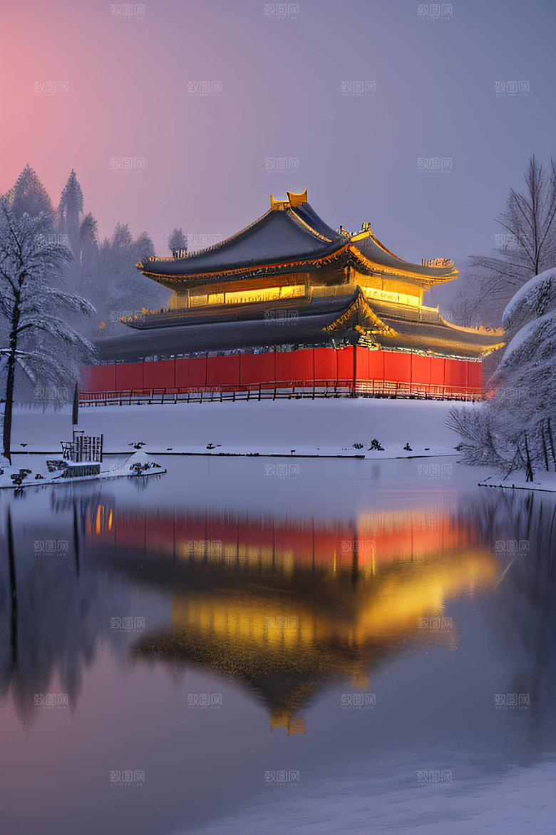 梦幻金殿雪夜细腻8K