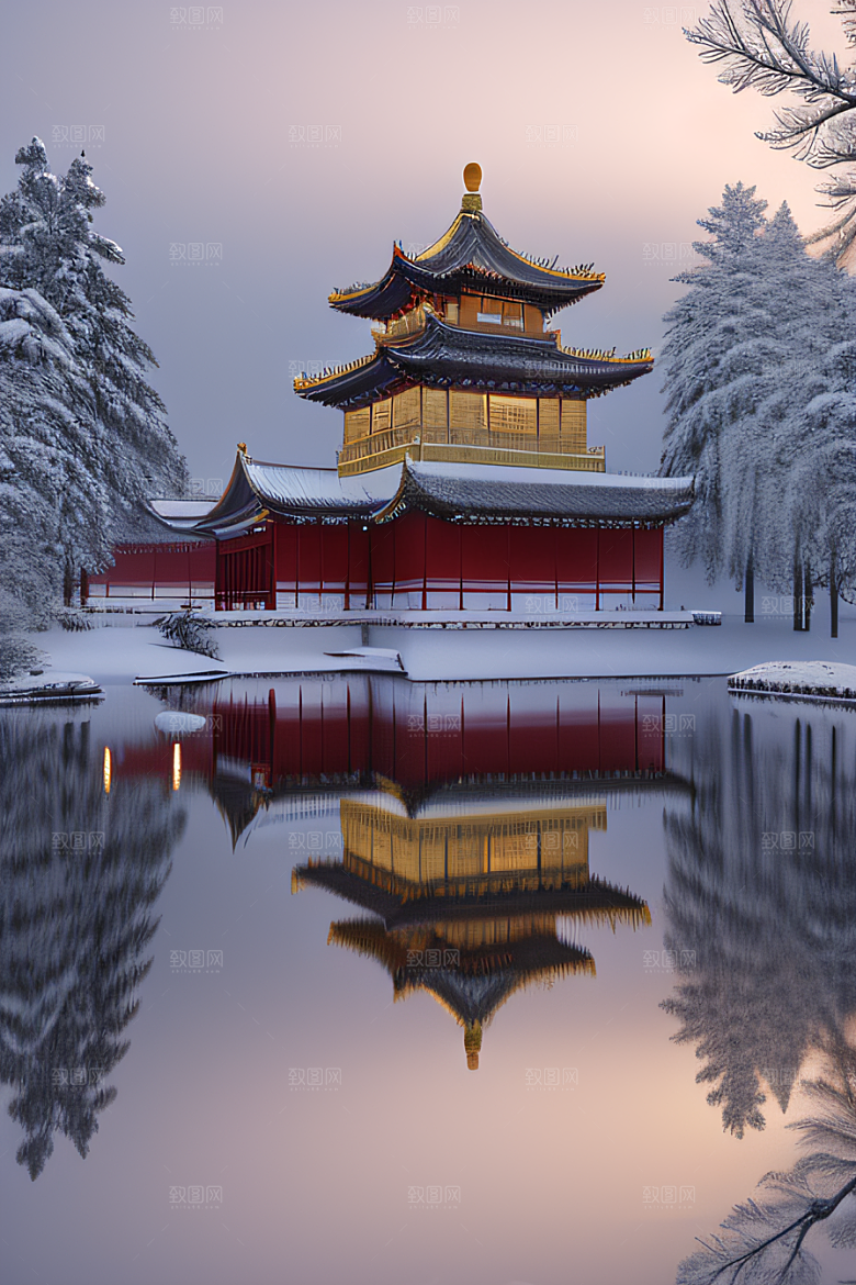 梦幻金殿雪夜细腻8K