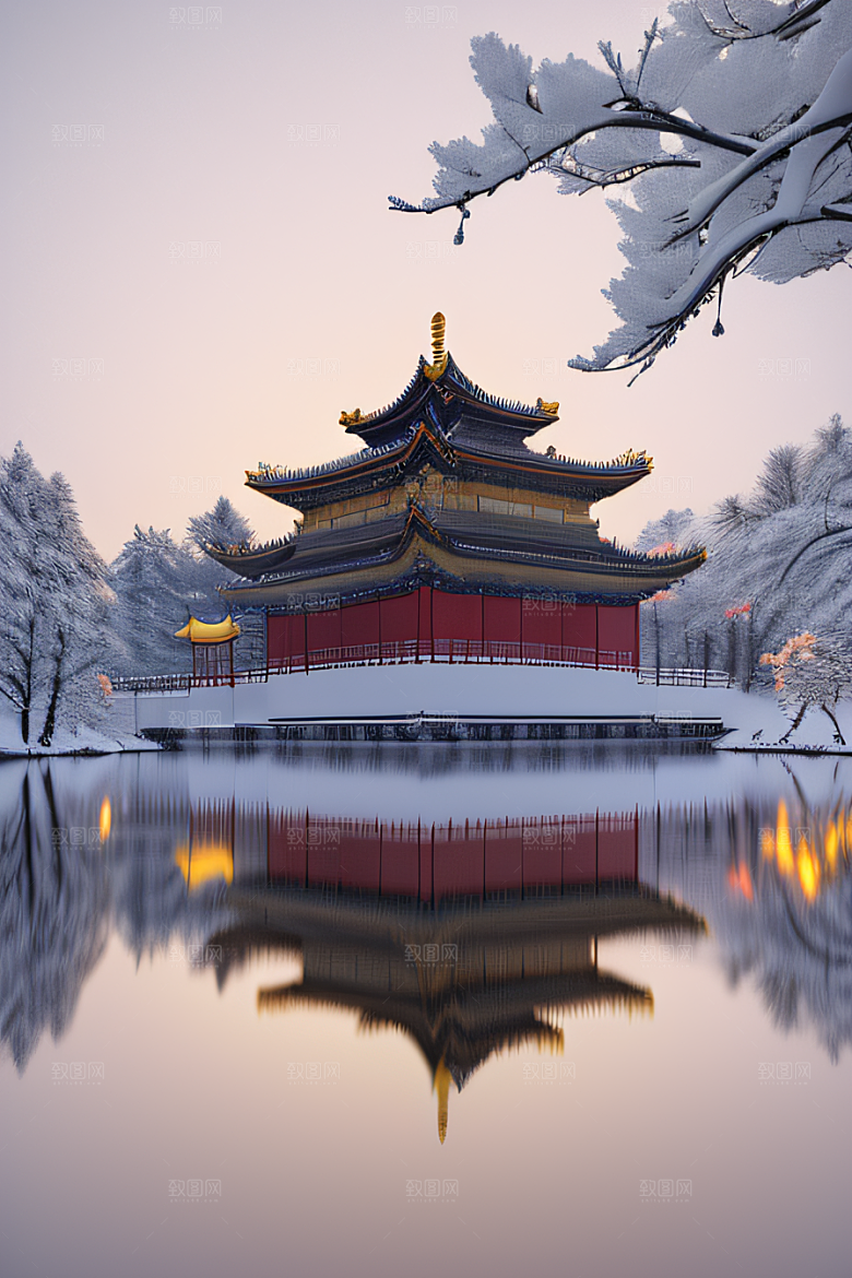 金殿雪夜梦幻3D细致