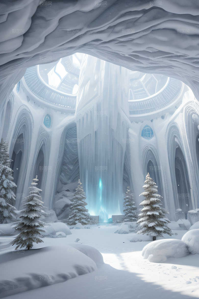 雪洞奇观梦幻幻境