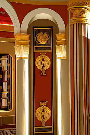 凯撒宫的艺术装饰独具匠心的设计