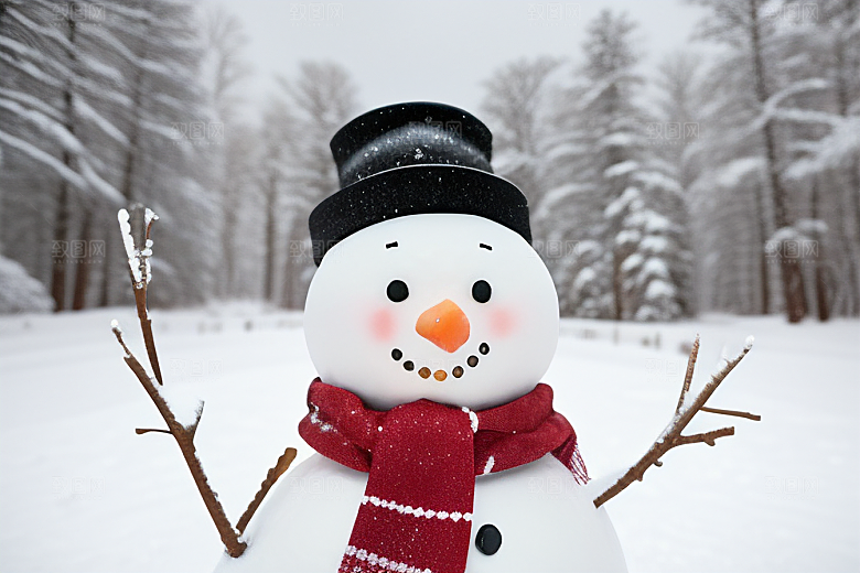 雪后创意打造独特的雪人造型