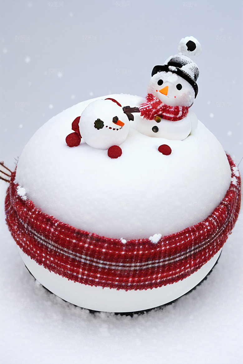 雪人与冬日风景绝佳搭配