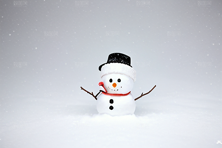 雪地探险寻找雪人的踪迹