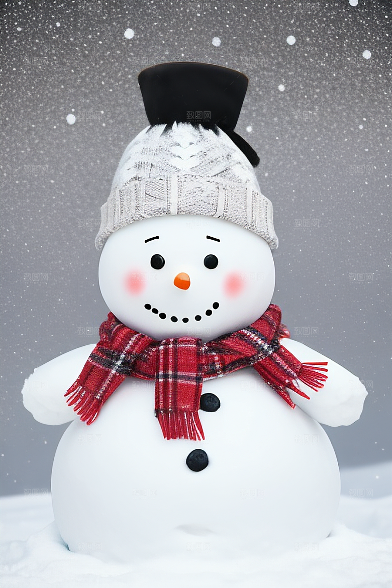 雪地探险寻找雪人的踪迹