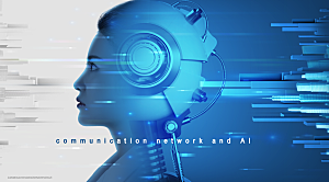 未来科技科幻人工智能AI海报
