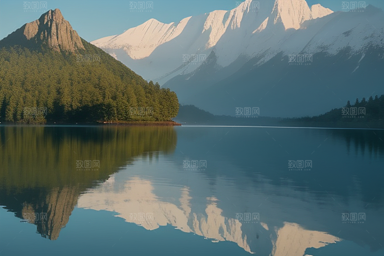 湖光山色醉一叶扁舟伴归途