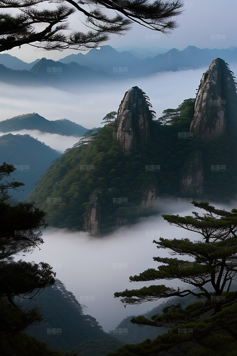 迎客松下的浪漫之旅