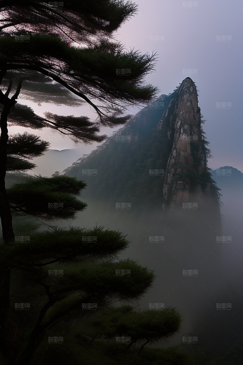 迎客松下的浪漫之旅