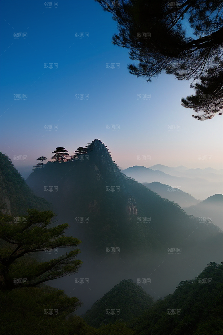 迎客松下的浪漫之旅