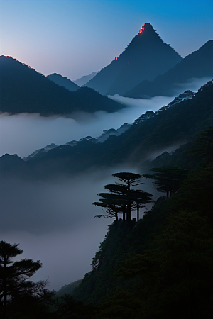迎客松下的浪漫之旅