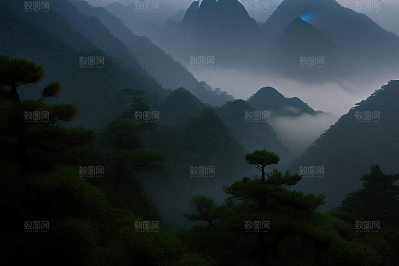 迎客松下的诗意时光