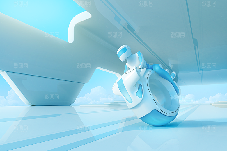 科技大数据医疗生活服务场景元素海报