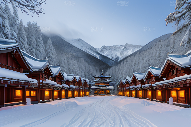 中国雪乡之旅漫步冰雪世界