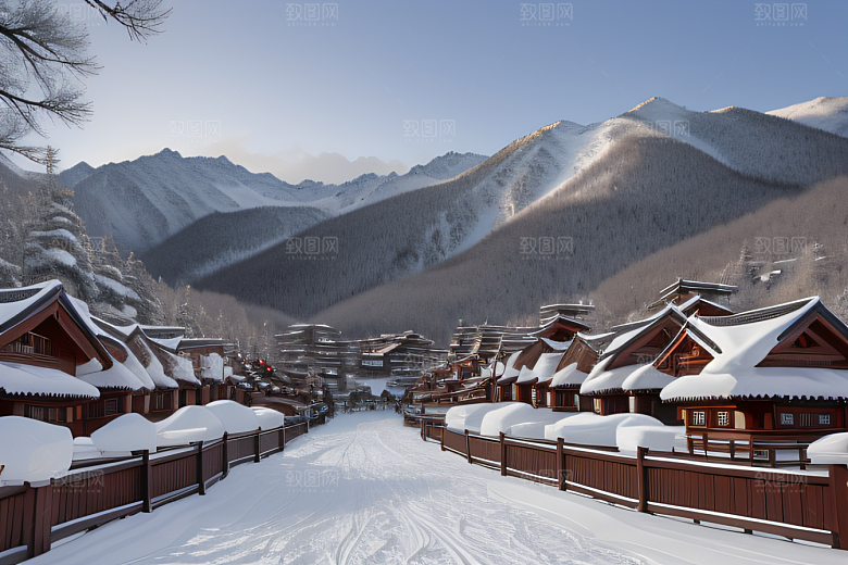 雄伟壮丽的中国雪乡