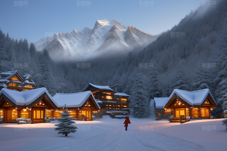 雄伟壮丽的中国雪乡
