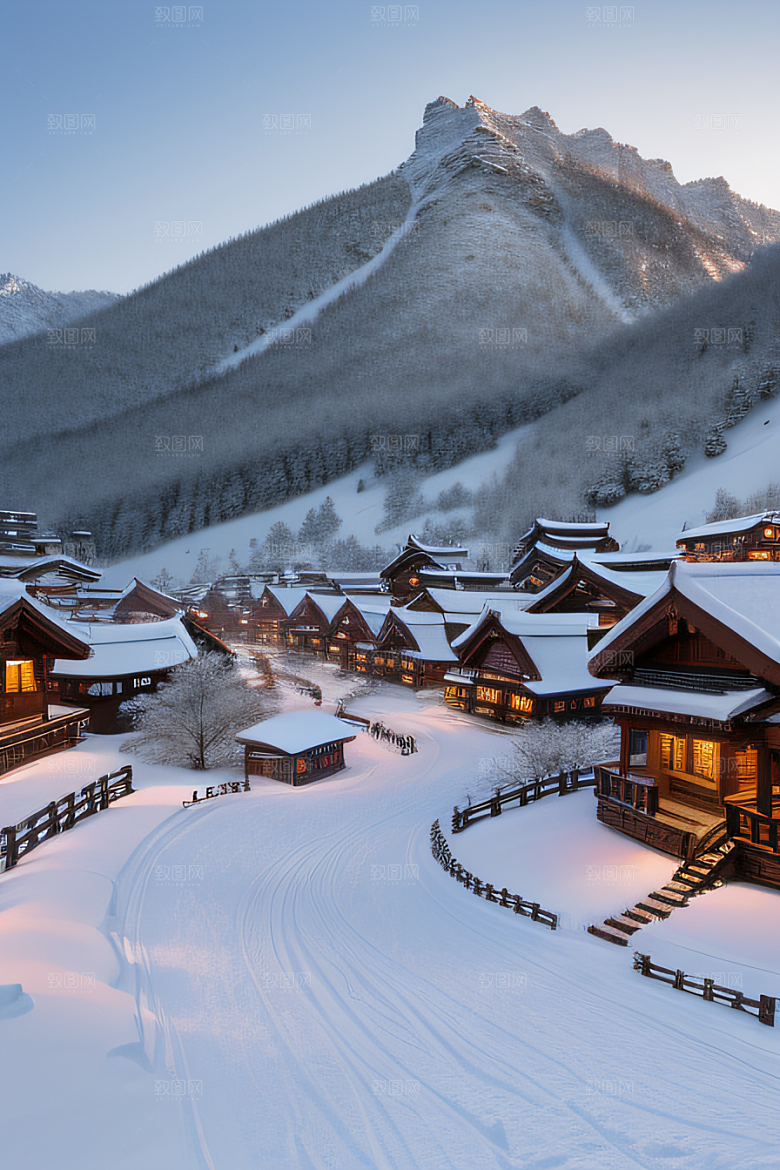 雄伟壮丽的中国雪乡