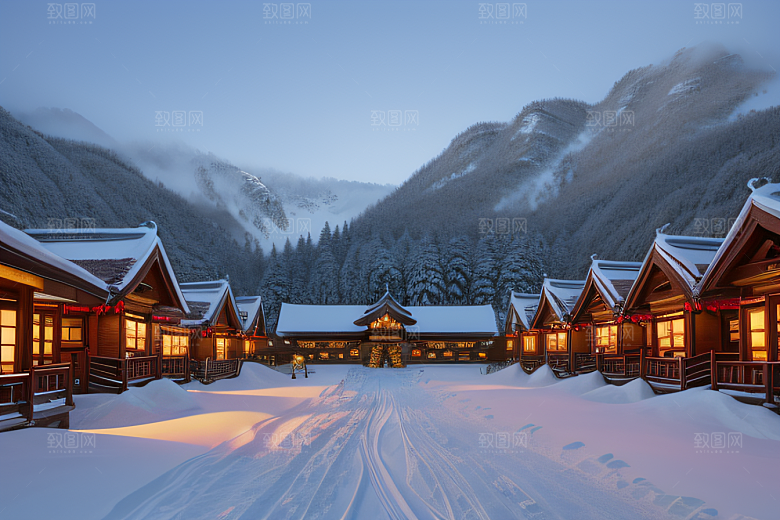 中国雪乡冬季探险的极致胜地