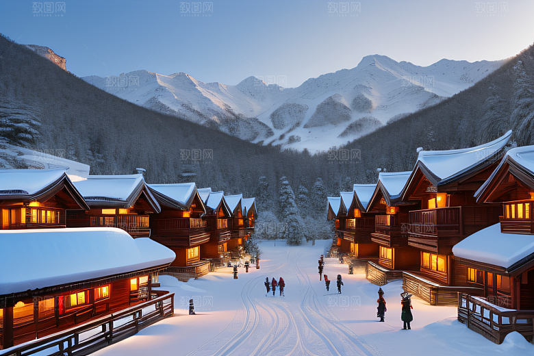 中国雪乡冬日冰雪乐园的奇妙之旅