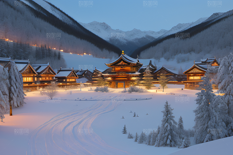 中国雪乡冬日探险的绝佳目的地