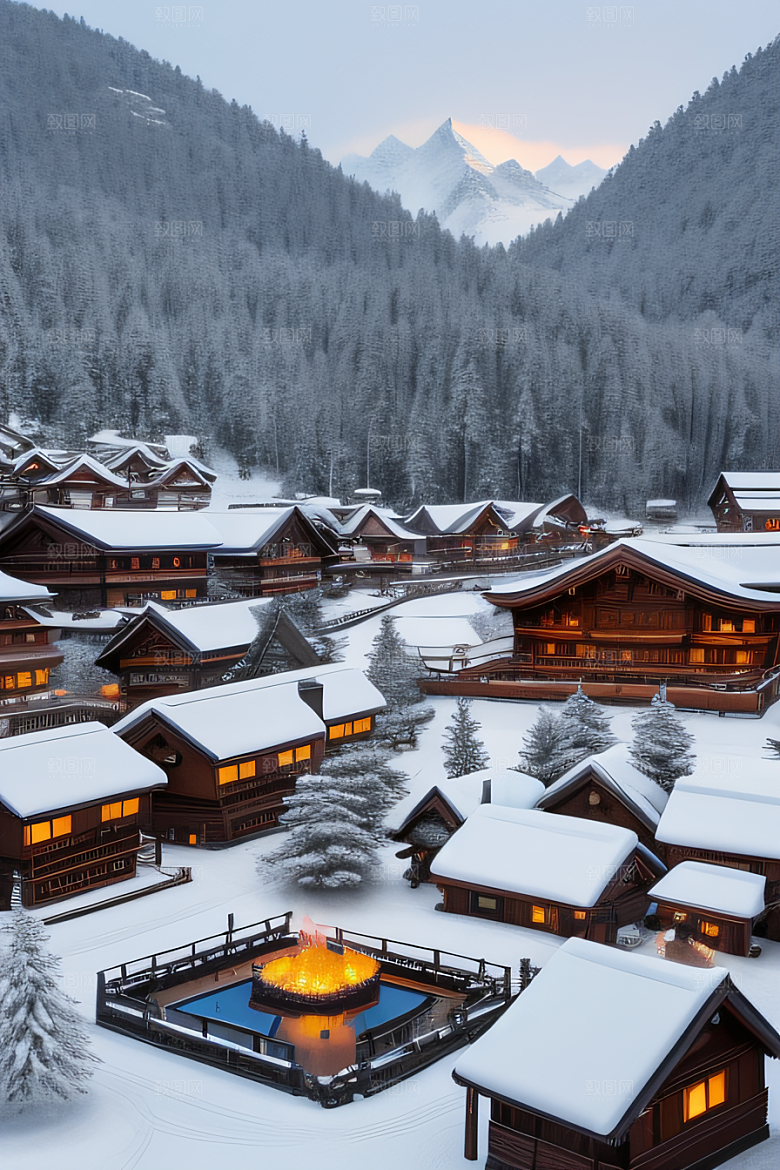 中国雪乡冬日游览的理想之地